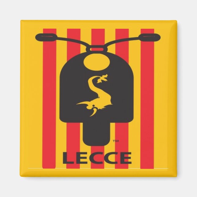 Lecce Scooter Magnet (Framsidan)