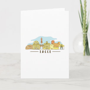 Lecce Skyline Kort