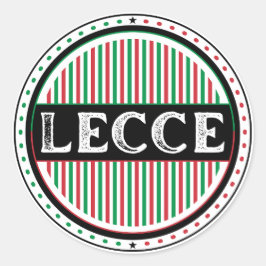 Lecce Stad Pride Emblem – Italiensk Identitet Runt Klistermärke