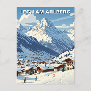 Lech am Arlberg Austria Travel Vykort