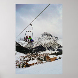 Lech am Arlberg Austrian Alpernas Austria Photo Pr Poster