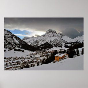 Lech am Arlberg Austrian Alpernas Austria Photo Pr Poster