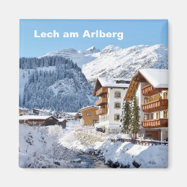 Lech am Arlberg i Österrike - Souvenir Magnet