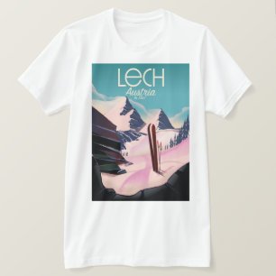 Lech Austria Ski poster. T Shirt