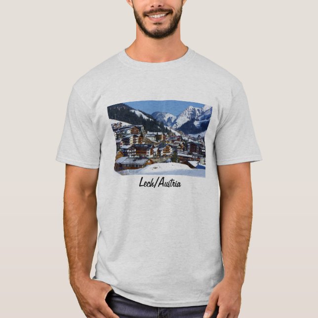 Lech i Österrike am Arlberg T Shirt (Framsida)