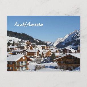 Lech i Österrike - vykort