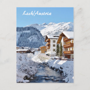 Lech i Österrike - vykort