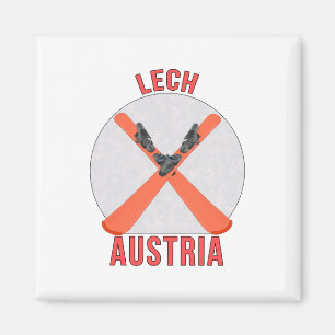 Lech, Österrike Magnet