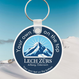 Lech Zürs Arlberg Austria Österreich ski Nyckelring