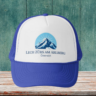 Lech Zürs Arlberg Austria skidort outfit cap Keps