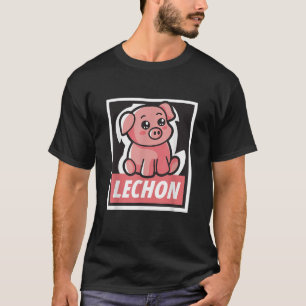 Lechon Philippines Shirt Funny Filipino Food Gris T