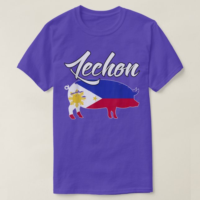 Lechon Pig Pork Philippines T  Shirt (Design framsida)