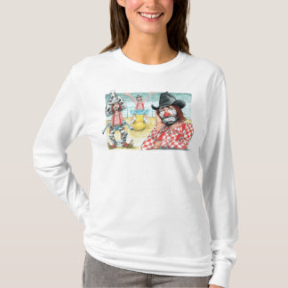 LECILE Women's Basic Långärmad T-Shirt