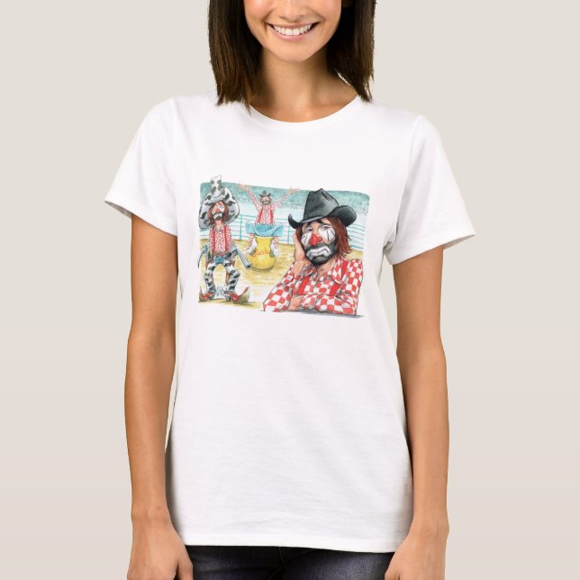 LECILE Women's Basic T-Shirt (Framsida)