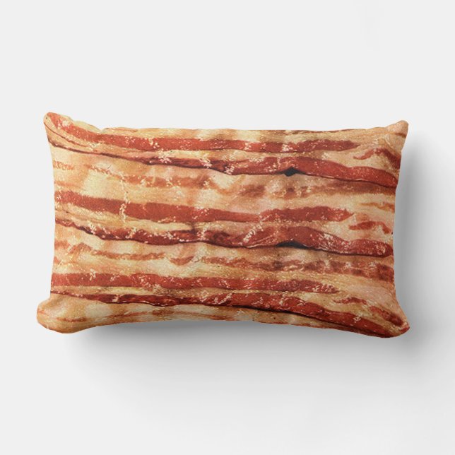 Lecker BACON rektangulär kastkudde Lumbarkudde (Framsida)