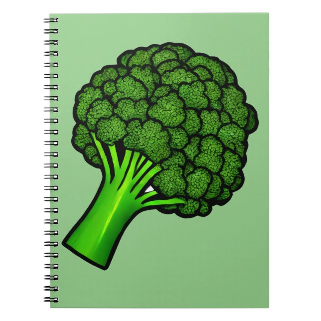 Lecker broccoli anteckningsbok (Framsidan)