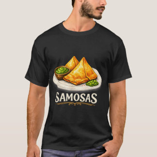 Lecker illustration av samosor t shirt