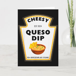 Lecker Ostig Queso Dipsås Kostymfest Kort