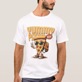Lecker pizza skiva t shirt