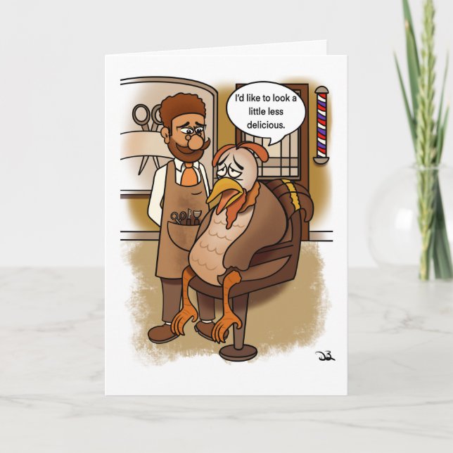 Lecker tack-givnings-kort kort (Framsida)