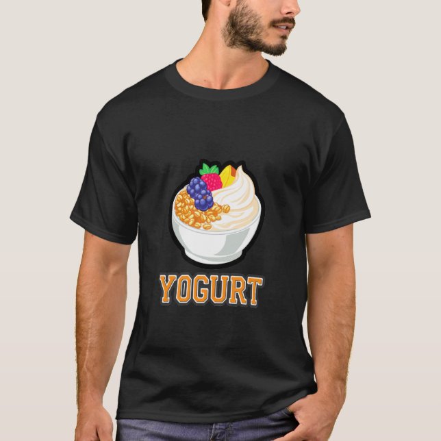 Lecker yoghurt skål med topping t shirt (Framsida)