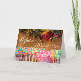 Leckere Weihnachten mit leckeren Weihnachtsgrüßen! Inbjudan