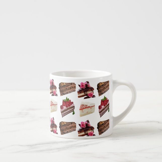 Leckerheter Tårtor Efterrätter Mönster Särpräglat Espressomugg (Höger)
