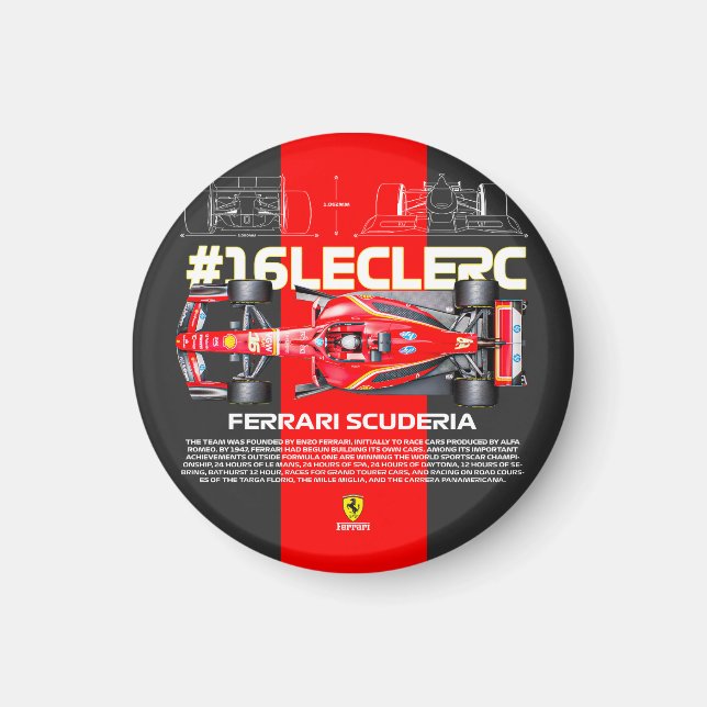 Leclerc16 Magnet (Framsidan)