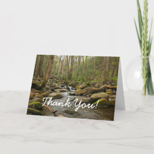 LeConte Creek vid Great Smoky Mountains Tack Kort
