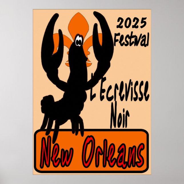 L'Ecrevisse Noir Poster (Framsidan)