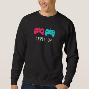 Led alltid upp och aldrig Ge upp Motiv Og Lång Ärmad Tröja