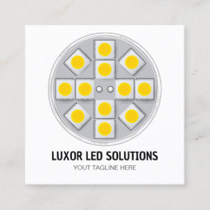 Led Anpassningsbar QR Fyrkantigt Visitkort
