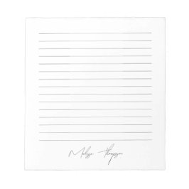 Led Business Namn Namnteckning skript Office Anteckningsblock