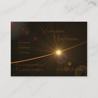 LED Effects Visitkort