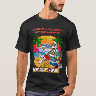 Led följ eller ge dig av från gångvägen Framtryck T Shirt