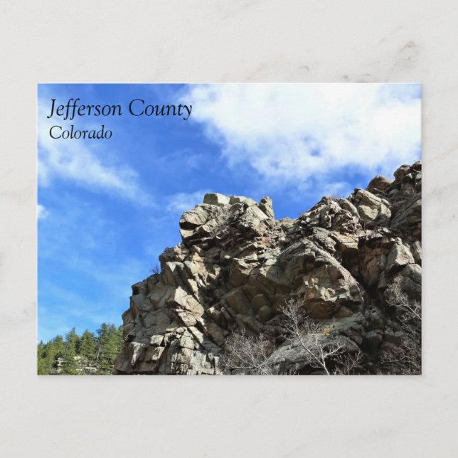Led i Jefferson County, Colorado Vykort (Framsida)