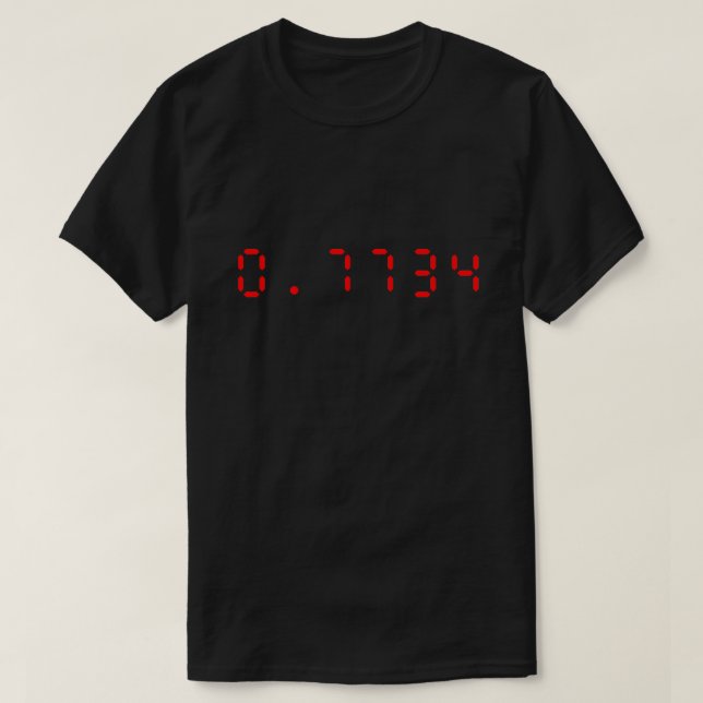 LED-kalkylatorns Hej | 2005 | UP T Shirt (Design framsida)