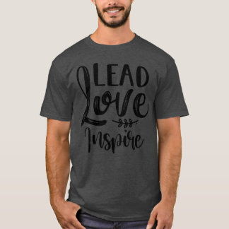 Led Kärlek Inspirera gåva T Shirt