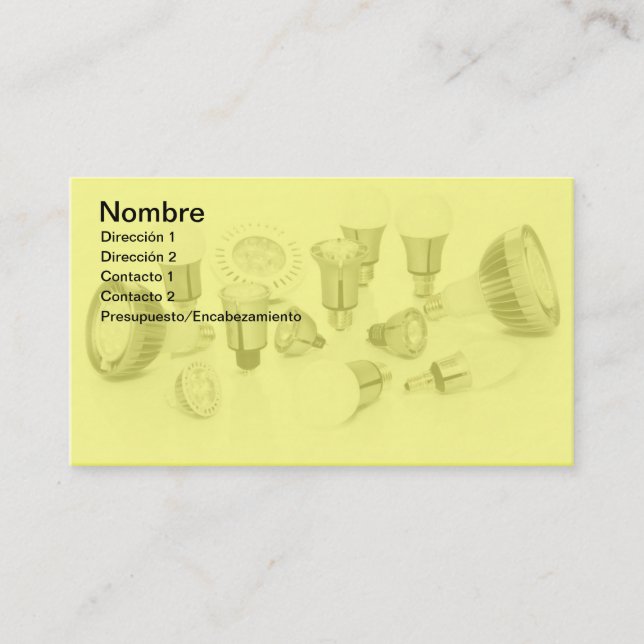 Led Lamps Visitkort (Framsida)