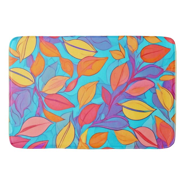 LED Lit Brothel: Tecknad Löv Badrumsmatta (Framsidan)