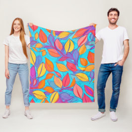 LED Lit Brothel: Tecknad Löv Fleecefilt