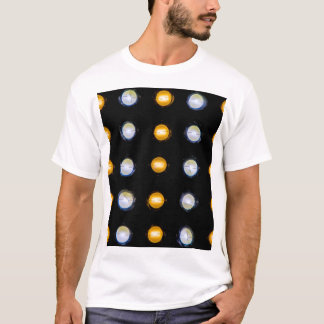 LED-ljus, abstrakt för avslutning. T Shirt