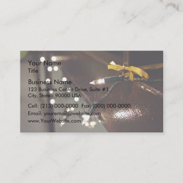 LED-ljussträng Visitkort (Framsida)