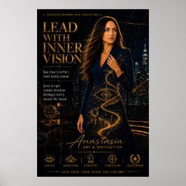 Led Med Inre Vision – Exekutivt Ledarskapsinlägg Poster