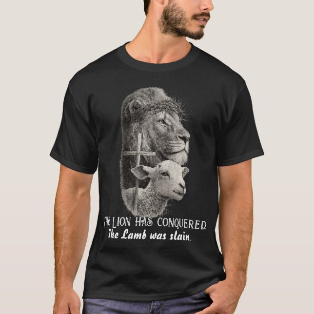 Led, men ändå Herre - Kristet T-Shirt (Framsida)
