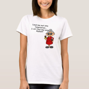 Led mig inte till Tempation Humor T-shirt