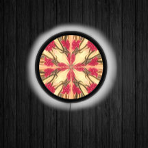 LED-skylt med fastfärgat glasutseende Art nouveau 