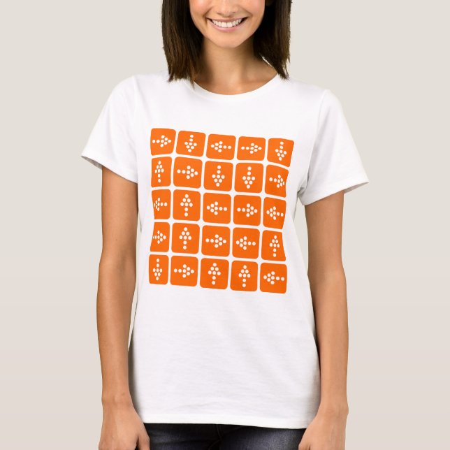LED Stil-pilar - Orange Tee (Framsida)