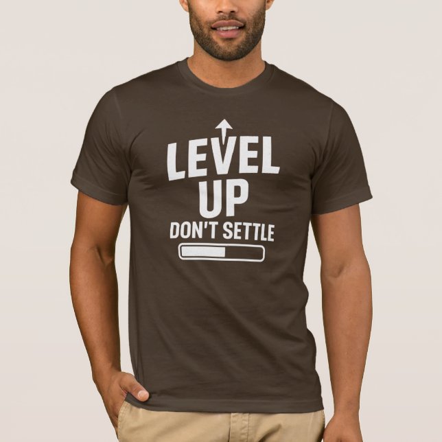 Led upp, sätt inte ordning t shirt (Framsida)