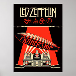 led zeppelin album cover poster